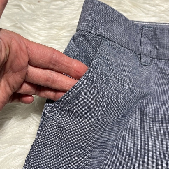 TOMMY HILFIGER Women's Blue Linen Blend Chino Walking Shorts Pockets - Picture 3 of 15